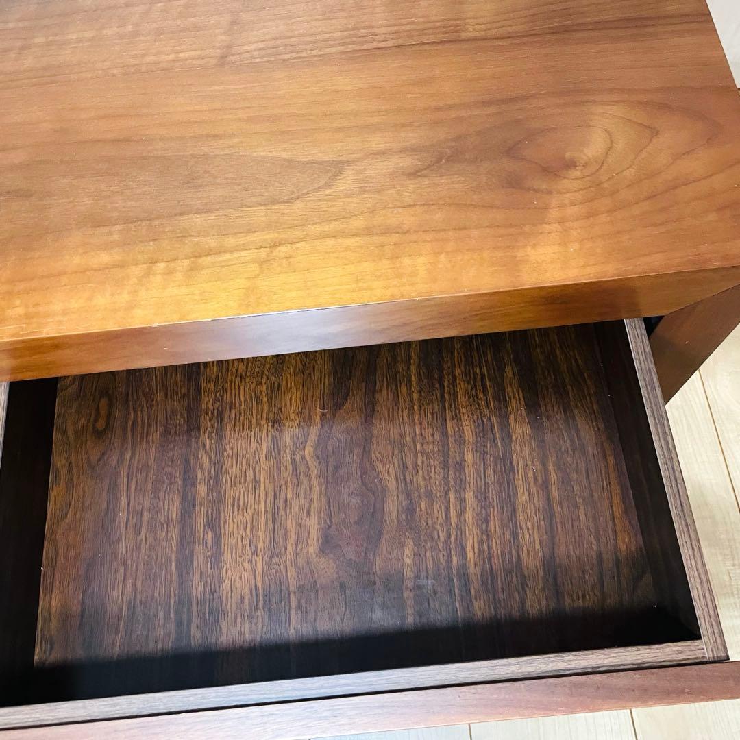 IDC大塚家具 ウォールナット ネストテーブル コンソールデスク