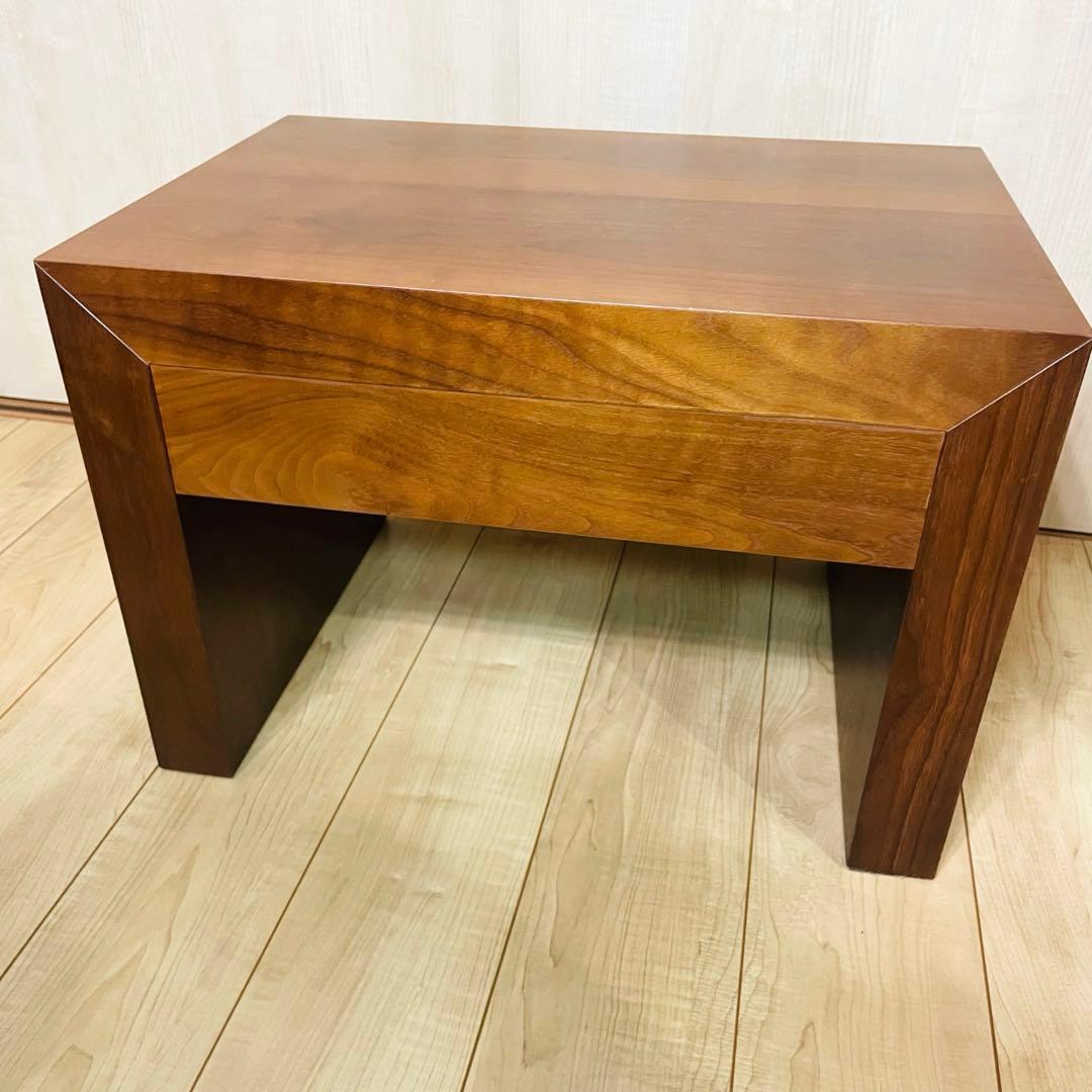 IDC大塚家具 ウォールナット ネストテーブル コンソールデスク