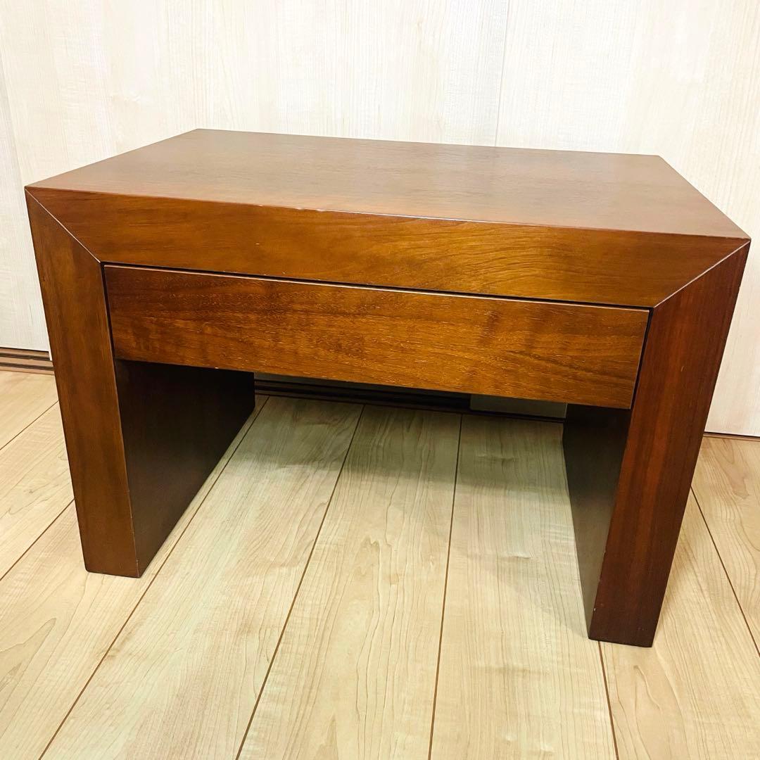 IDC大塚家具 ウォールナット ネストテーブル コンソールデスク