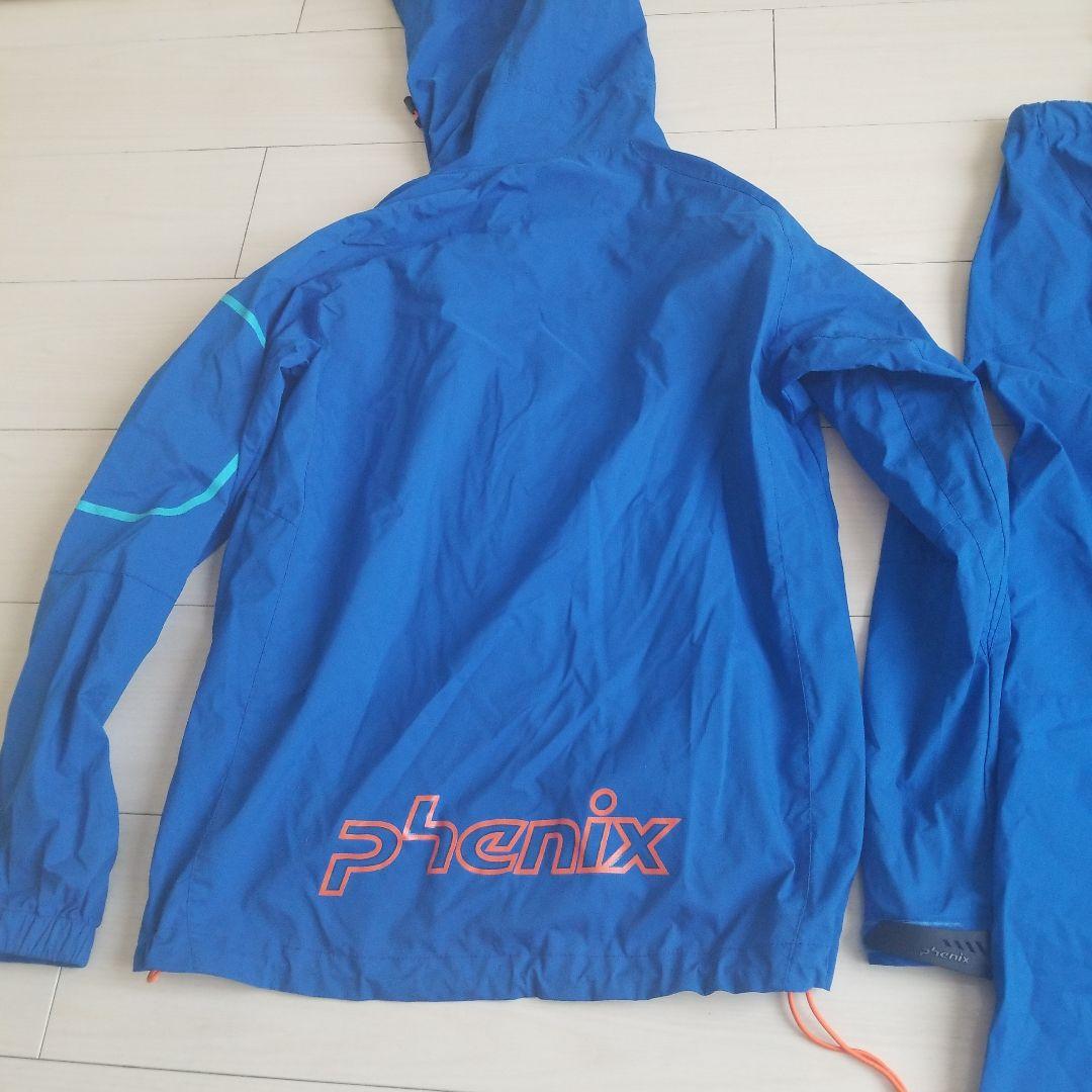 phenix ナイロン　セットアップ Sサイズ　ブルー　ウインドブレーカー