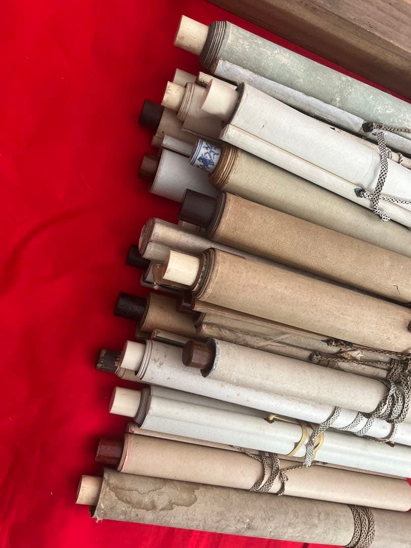 m*m様 掛軸まとめて38本 日本画 書 山水 花鳥 茶掛など！ 美術品