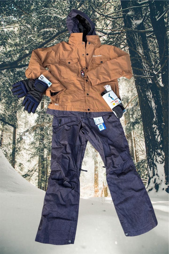 【新品】スノーボードウェアセット（ジャケット・パンツ・手袋・靴下