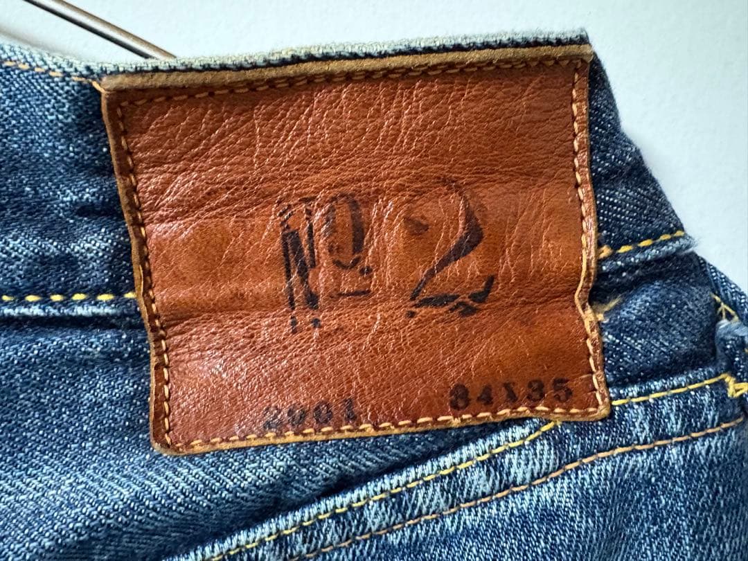 希少早い者勝ち】EVISU エビス明太子色 デニムパンツ no2 激レア