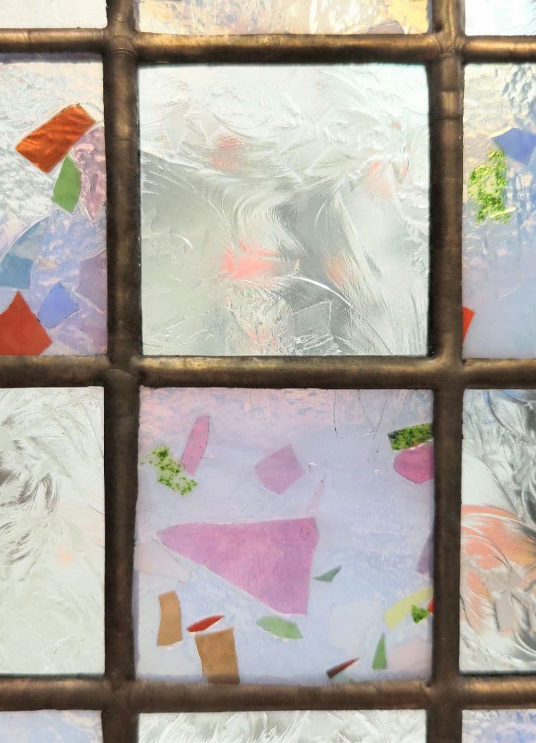 ステンドグラスパネル 「春よこい」