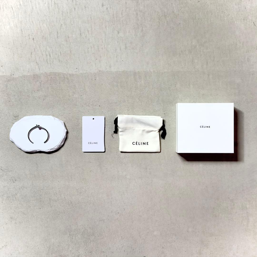 CELINE セリーヌ ノット エクストラ シン ブレスレット バングル S