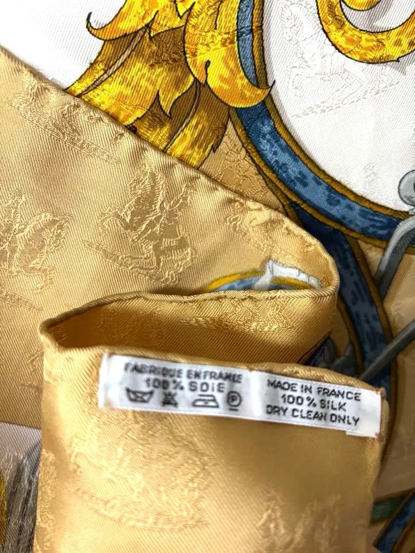 【未使用・正規品】HERMÈSエルメス スカーフ カレ90 エルメスの名作カレ