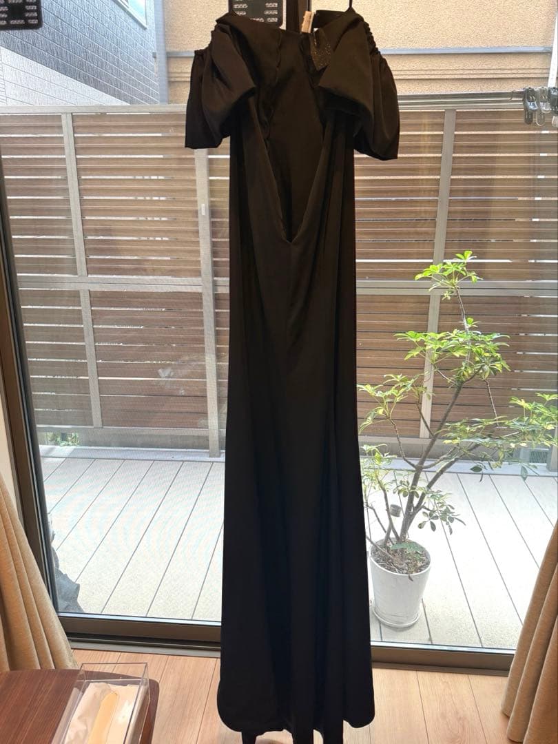 【レイナ】ドレスプロダクション　オフショルダー　ソフトマーメイドドレス