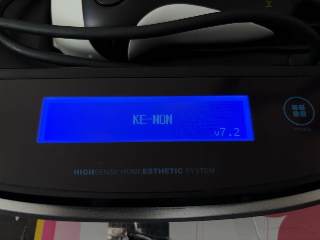 美品★ke-nonケノン黒ブラックver7.2プレミアムカートリッジ眉毛脱毛器付