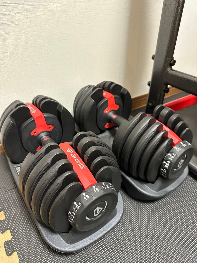 千葉県・引取限定】ダンベル・トレーニングベンチ・懸垂バー 3点セット