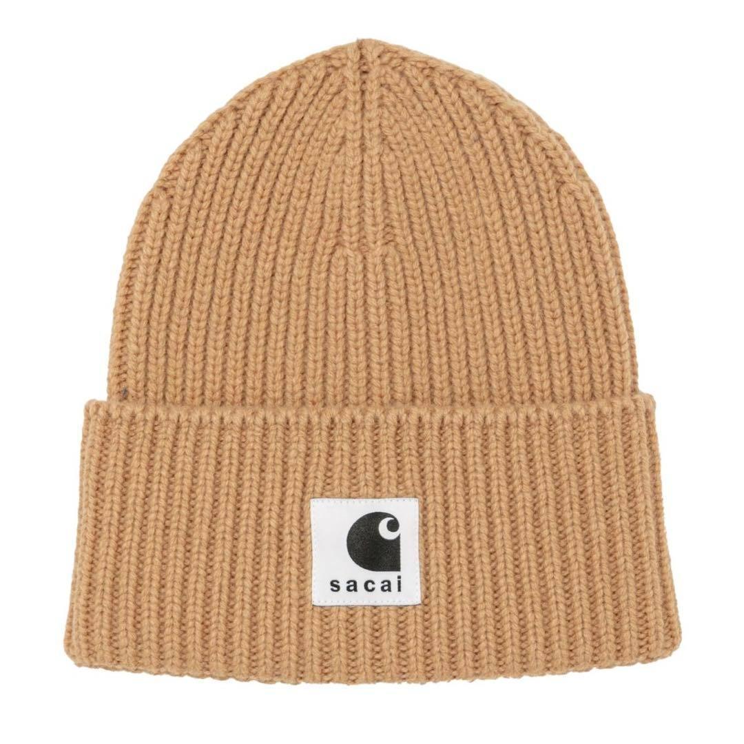Sacai Carhartt WIP Beanie BEIGE ニット帽 本物 - メルカリ