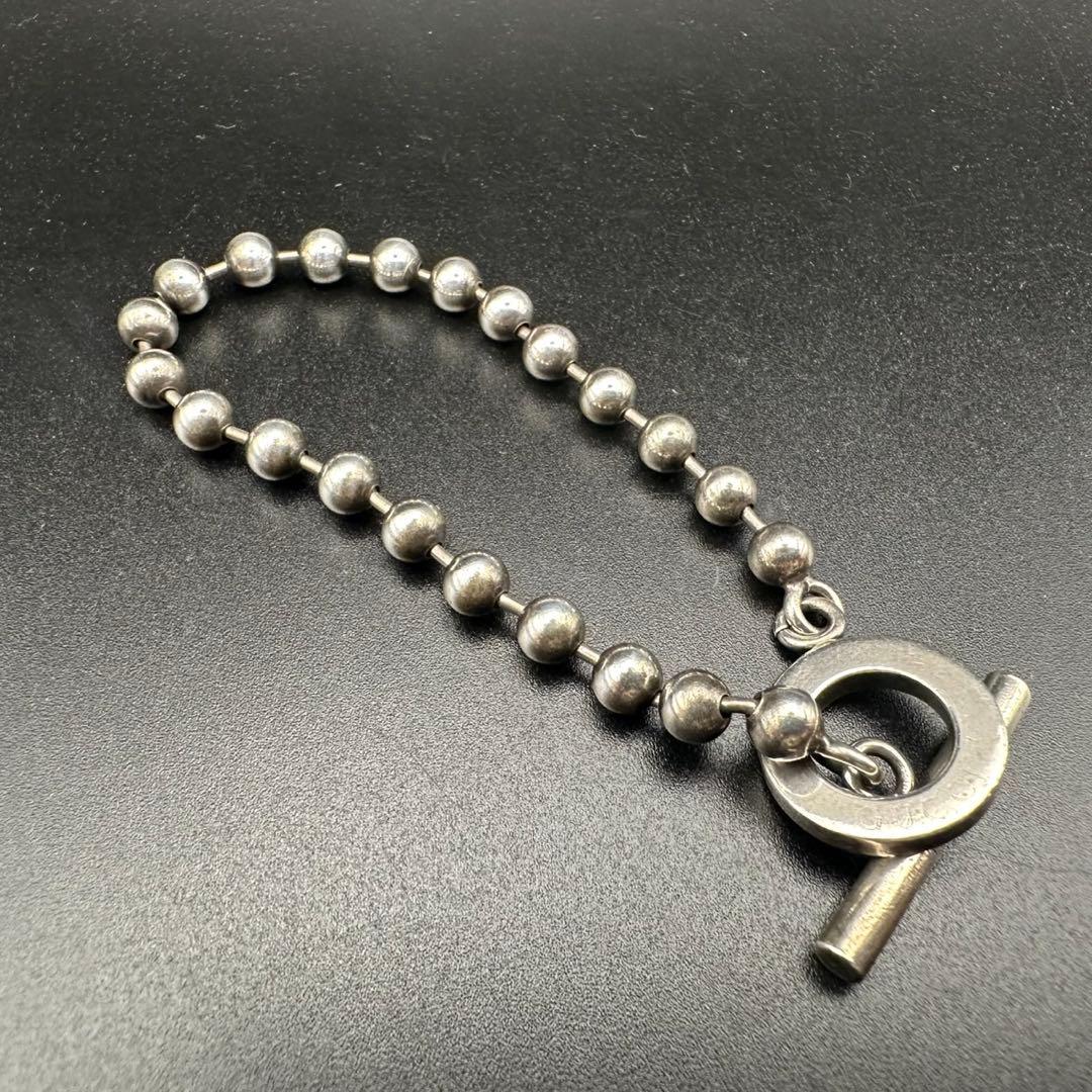極美品✨　GUCCI　グッチ　ブレスレット　ボールチェーン　ロゴ　1536