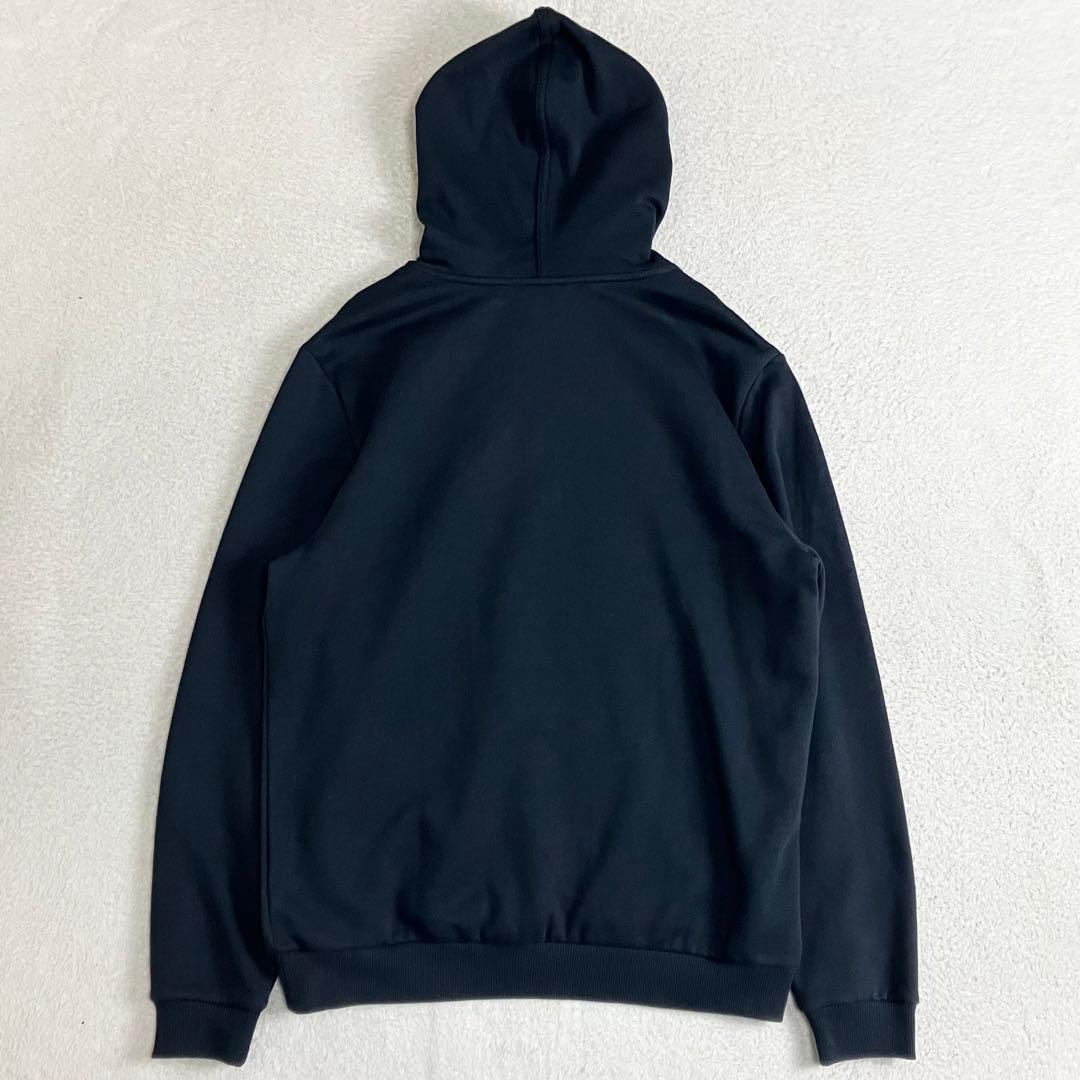 【新品タグ付】カルバンクライン　パーカー　フロントロゴ　裏起毛　L ブラック