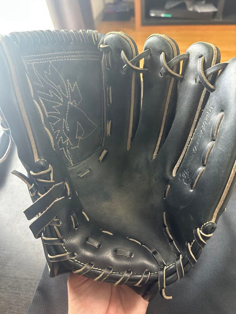 ZETT プロステイタス硬式野球ピッチャー用グローブ ブラック