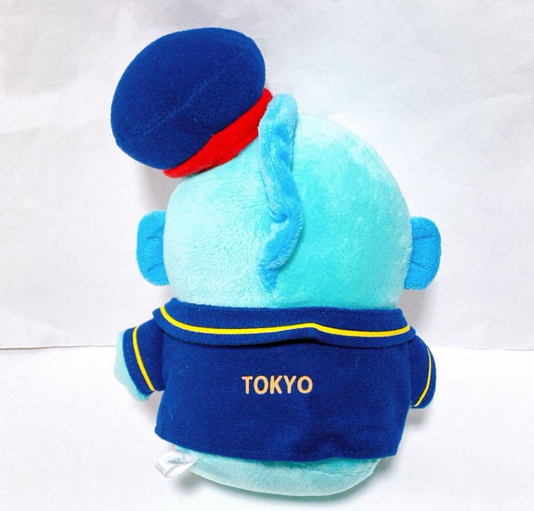 希少 サンリオ ハンギョドン 東京駅 限定 車掌 ぬいぐるみ 制服