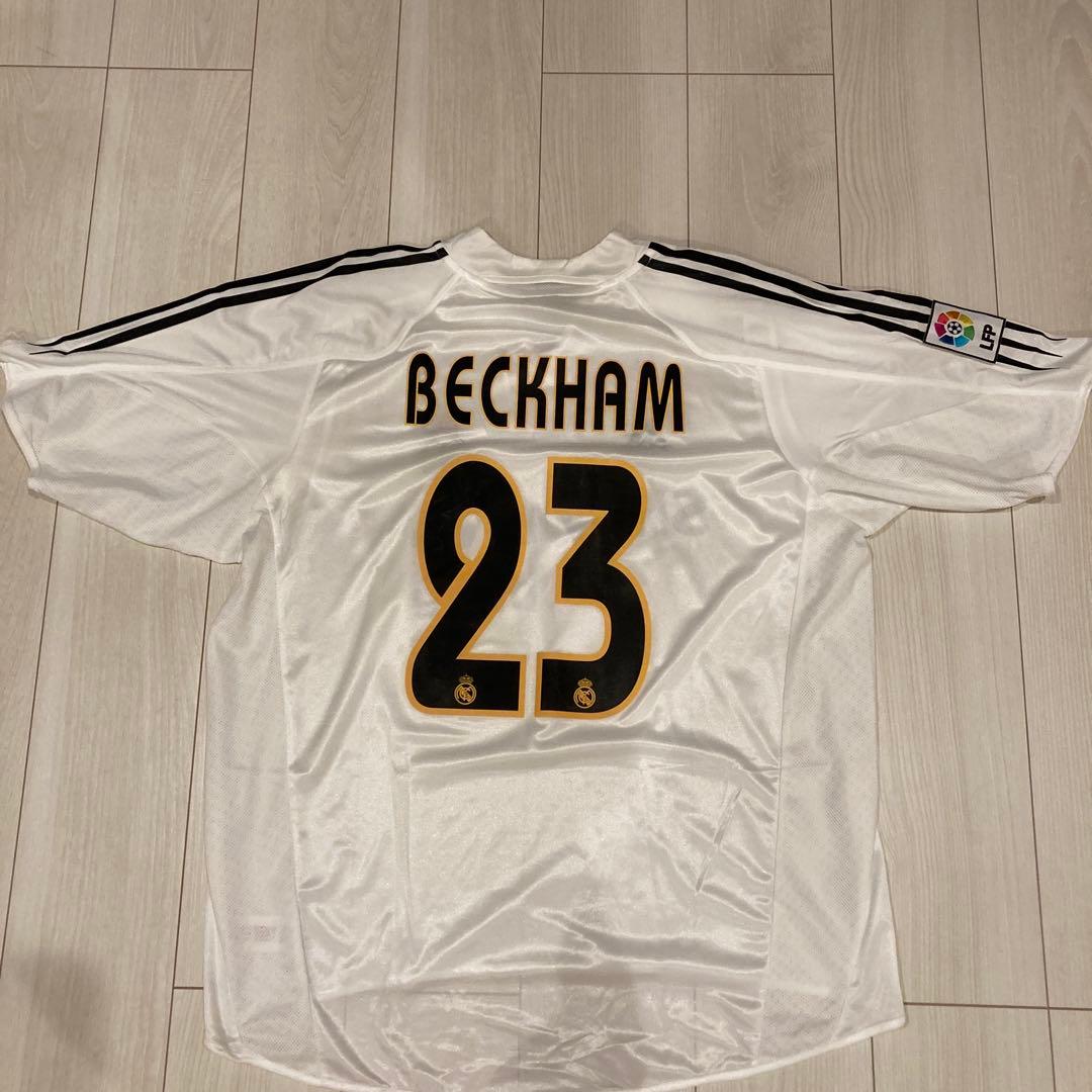 ベッカムネーム入り レアル・マドリードホームユニフォーム