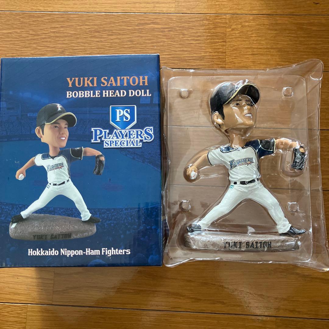 日本ハムファイターズ ボブルヘッド人形 斎藤佑樹 #18 - メルカリ