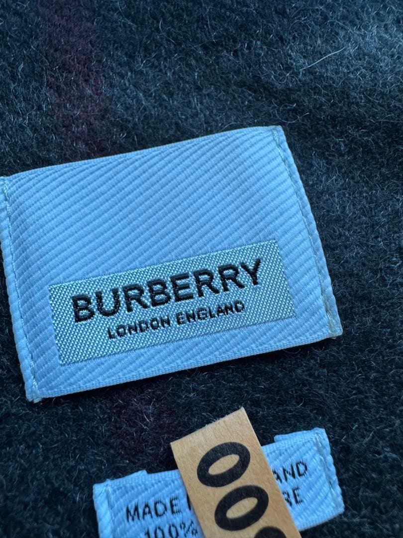 BURBERRY LONDON バーバーリーロンドン　カシミヤ　マフラー　美品