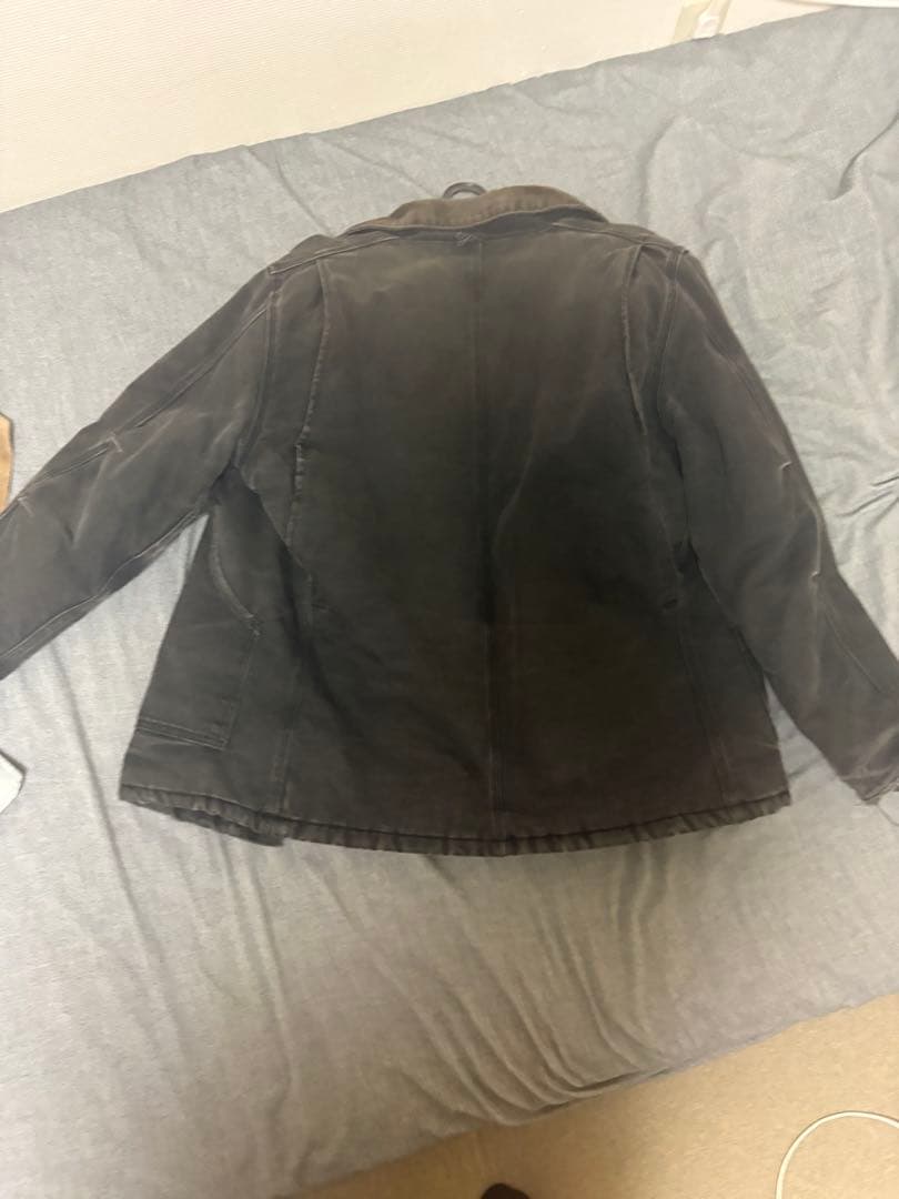 Carhartt ダークブラウン ダックジャケット