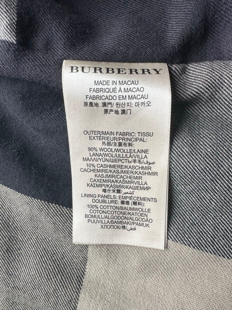 週間SALE‼️バーバリーブリットウールカシミヤ混合 ステンカラーコート