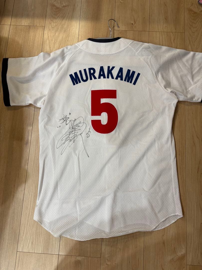 近鉄バファローズ　村上隆行選手サイン入り　ユニフォーム　Lサイズ　超貴重品！