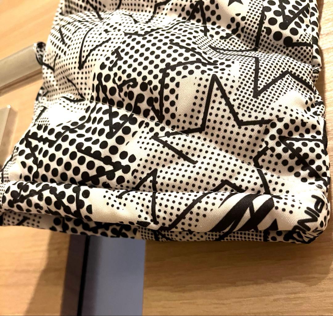 極美品 PING 中綿ブルゾン L パンツ M セットアップ 総柄 白 星 ロゴ