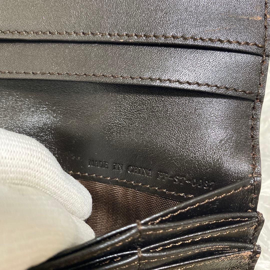 セリーヌ　celine マカダム　財布　本体のみ　ビンテージ　お洒落　傷あり