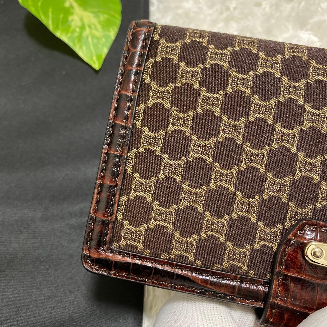 セリーヌ　celine マカダム　財布　本体のみ　ビンテージ　お洒落　傷あり