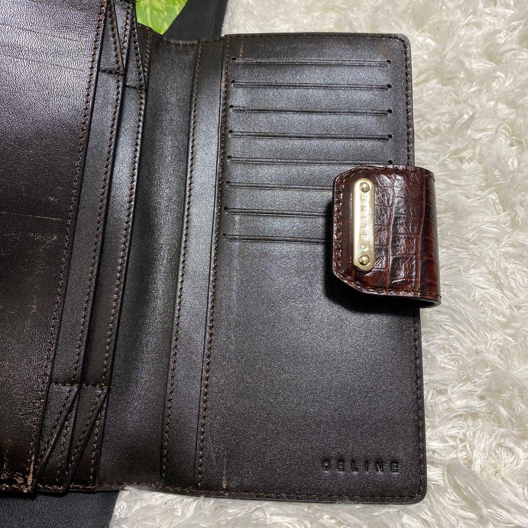 セリーヌ　celine マカダム　財布　本体のみ　ビンテージ　お洒落　傷あり