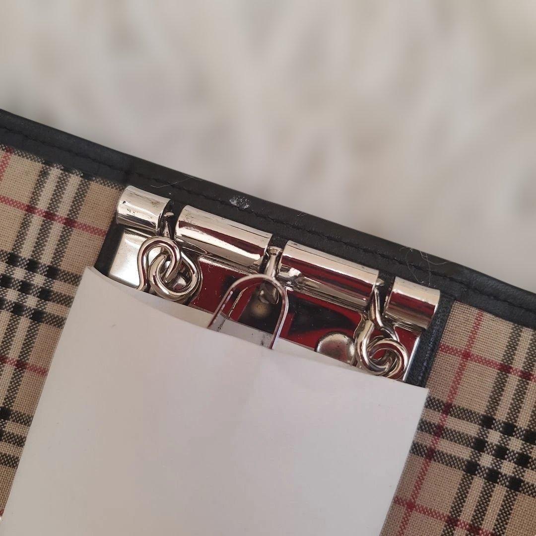 ⭐未使用⭐BURBERRY ノバチェック キーケース レザー ブラック