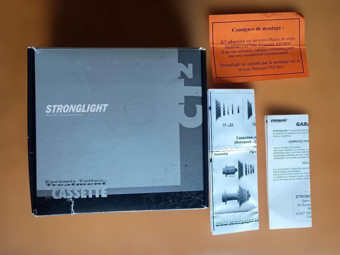 ストロングライト K07 スプロケット 13-27T シマノ10s 実測165g