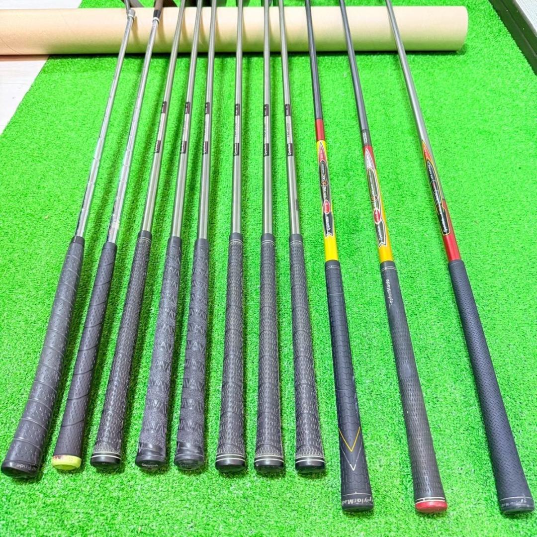 TaylorMade メンズゴルフクラブセット 11本 S キャディバッグ付