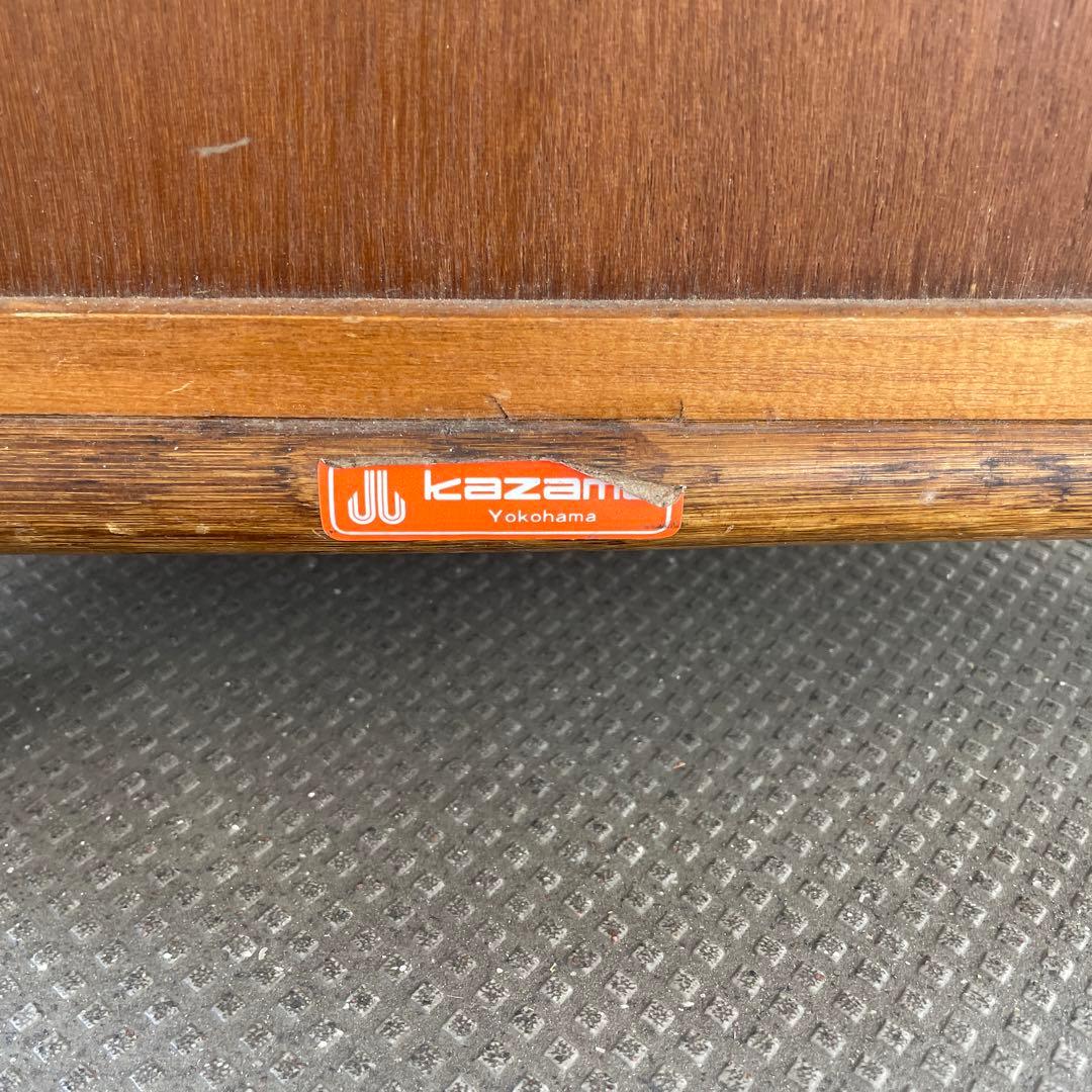 ラタン籐 バスケット キャスター付き kazama 希少昭和レトロ