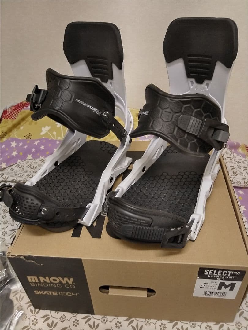 NOW SELECT PROスノーボード ビンディング Mサイズ