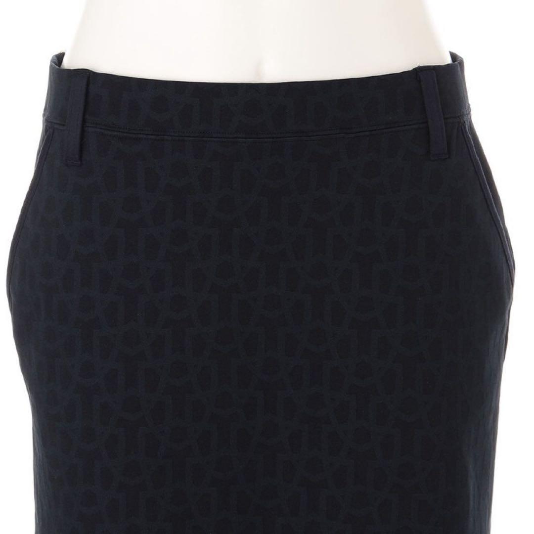 新品・タグ付き】Felisi レディース モノグラムスカート ネイビー S