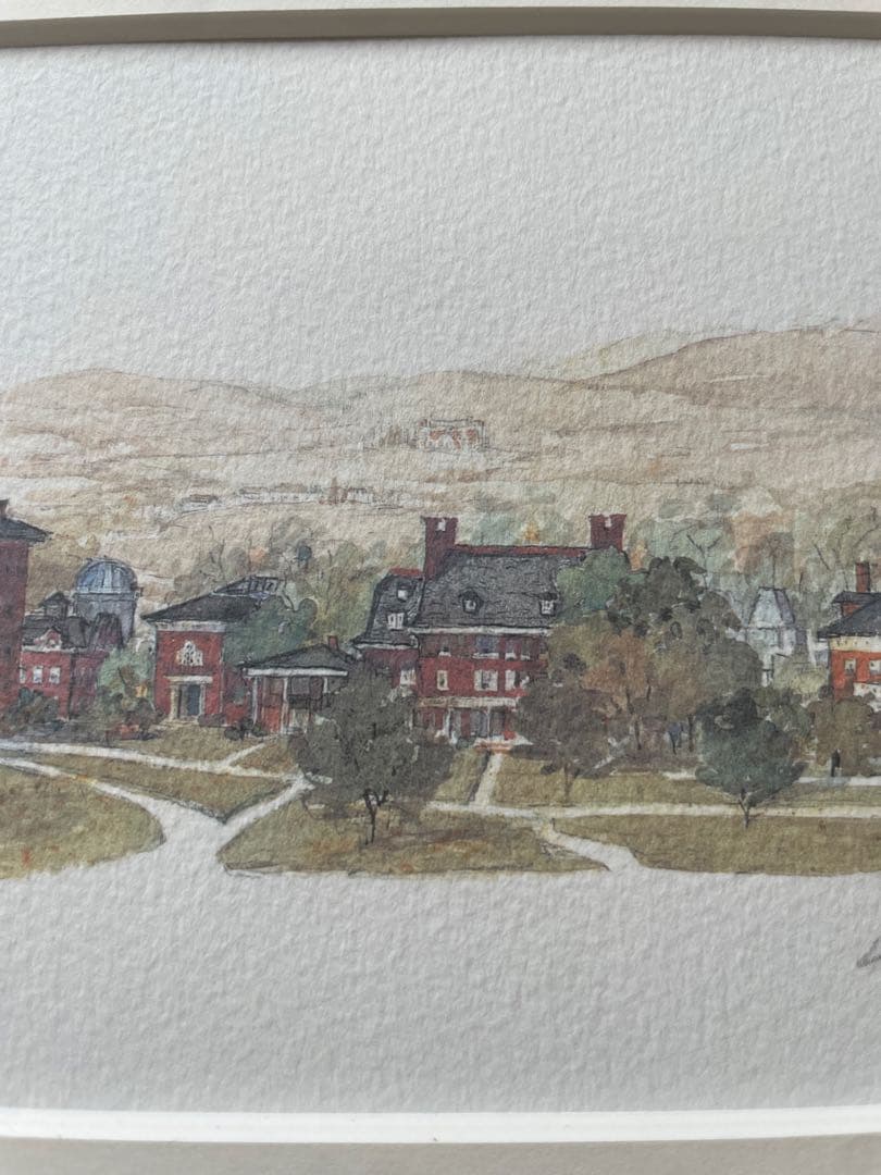 レオナルドウェーバー ウィリアムズタウン リトグラフEdition251/350