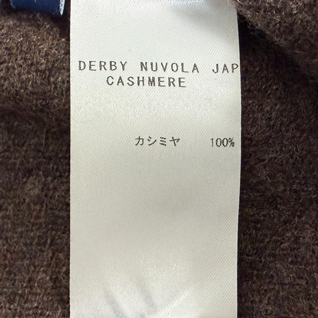 J7250 新品 フェデーリ カシミヤ100% タートルネックニット 茶 50