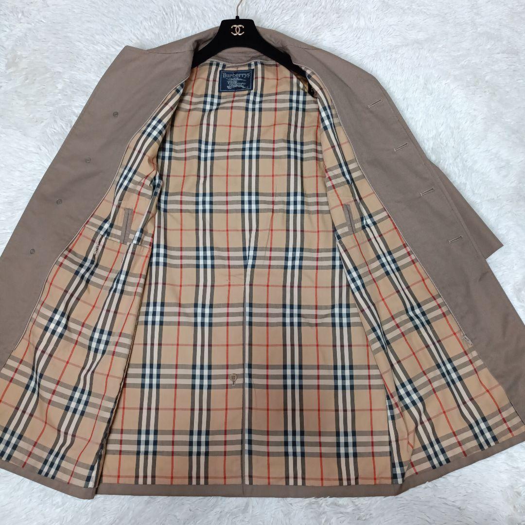 ■Burberrys バーバリー ステンカラーコート ベージュ ノバチェック