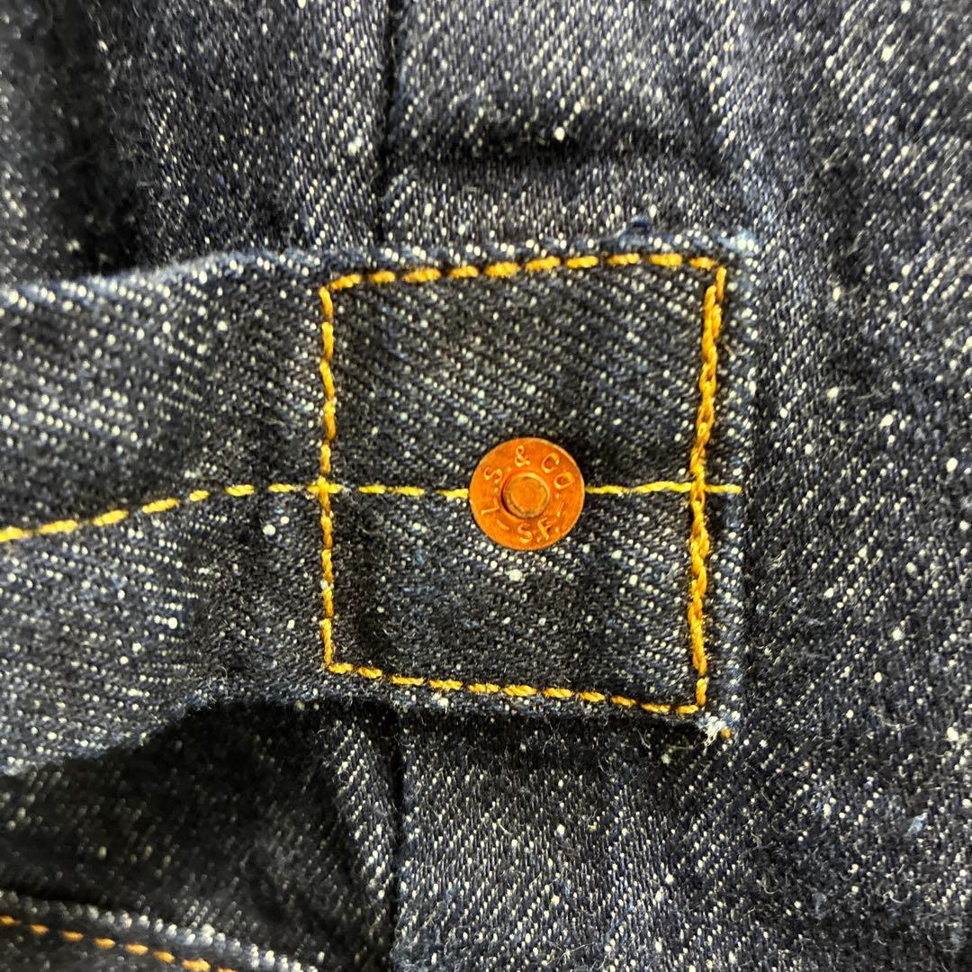 リーバイス プレミアム 1stタイプ デニム XLファースト 大戦 濃紺