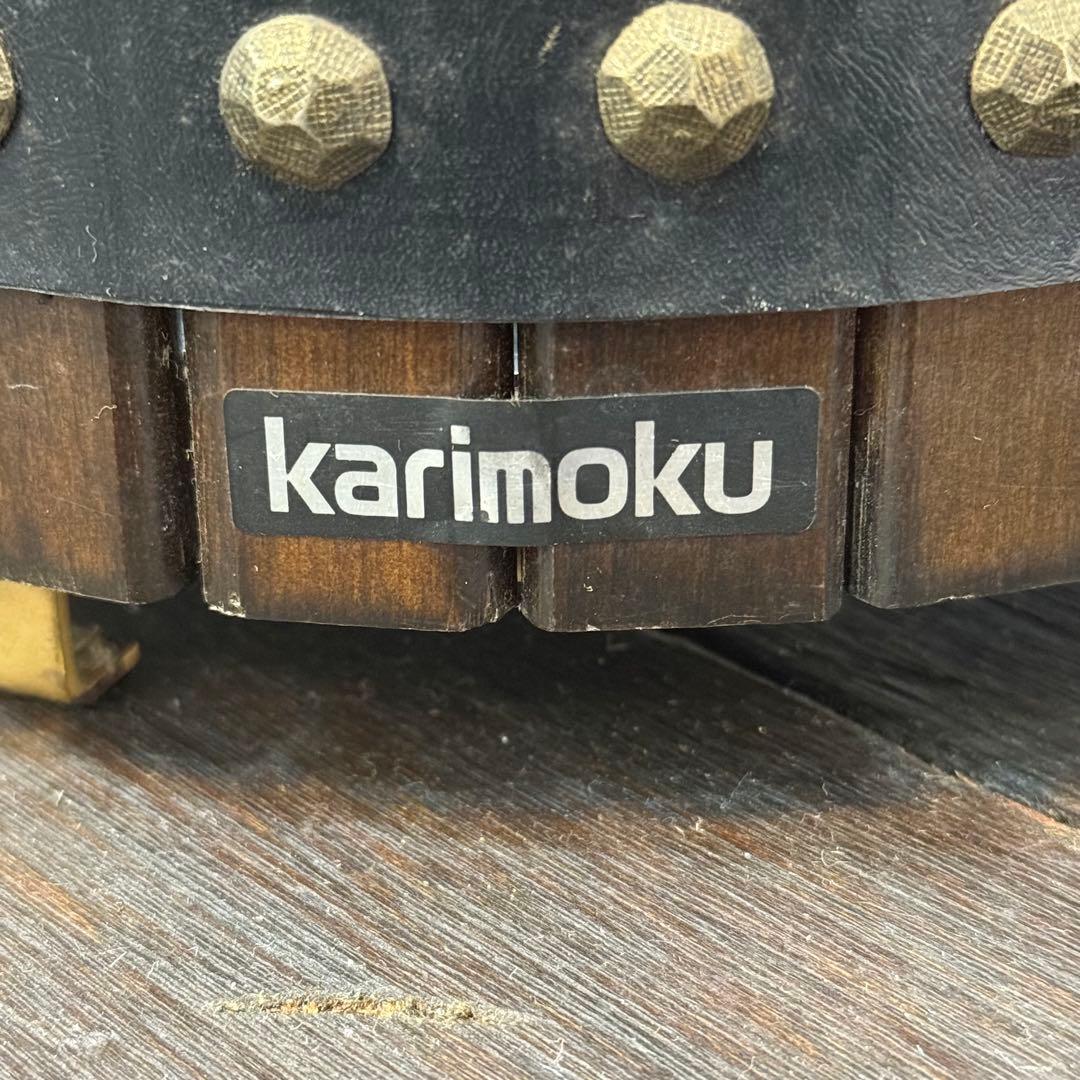 H19K80a カリモク karimoku 傘立て 樽型 - メルカリ