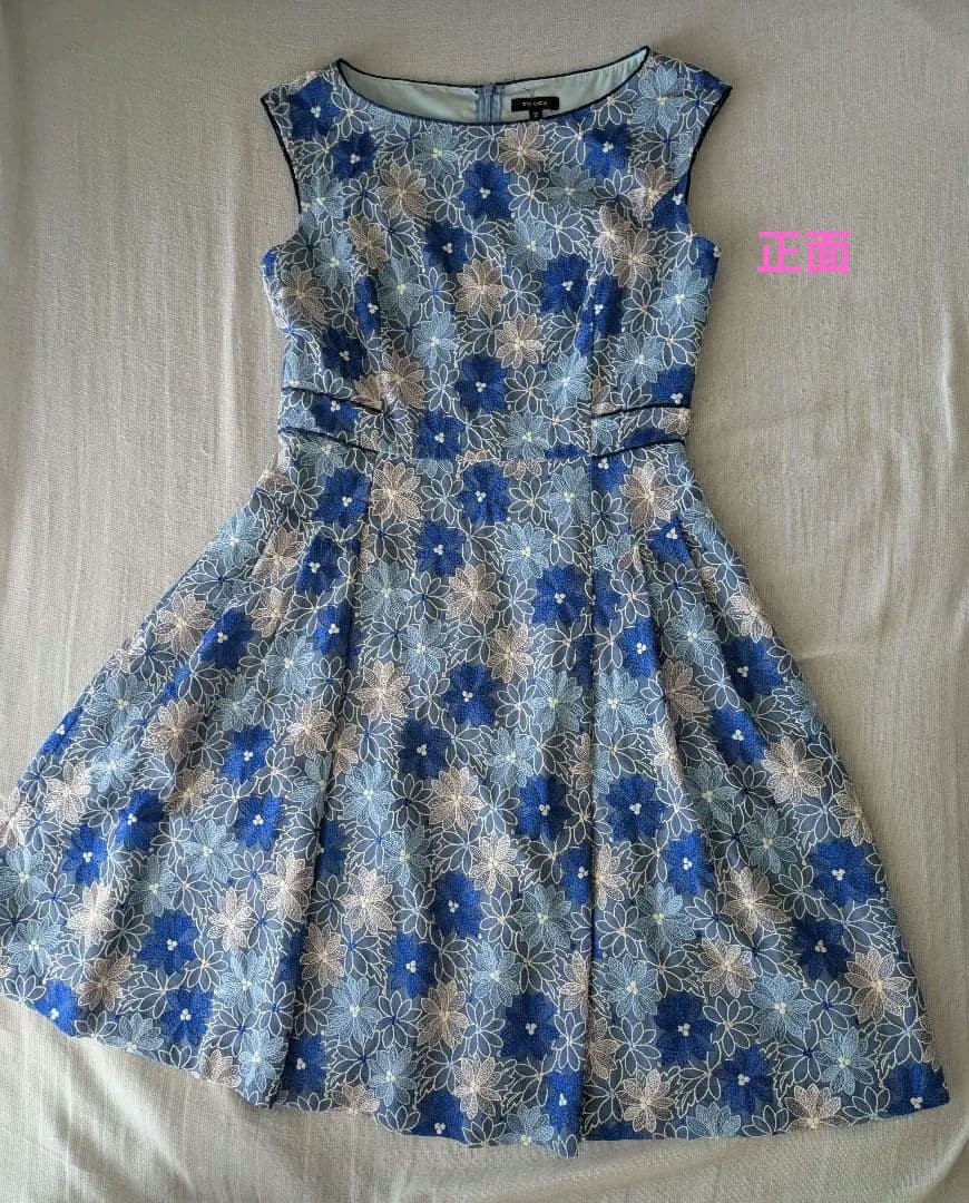 TOCCA 花柄刺繍 ノースリーブワンピース サイズ2 - メルカリ