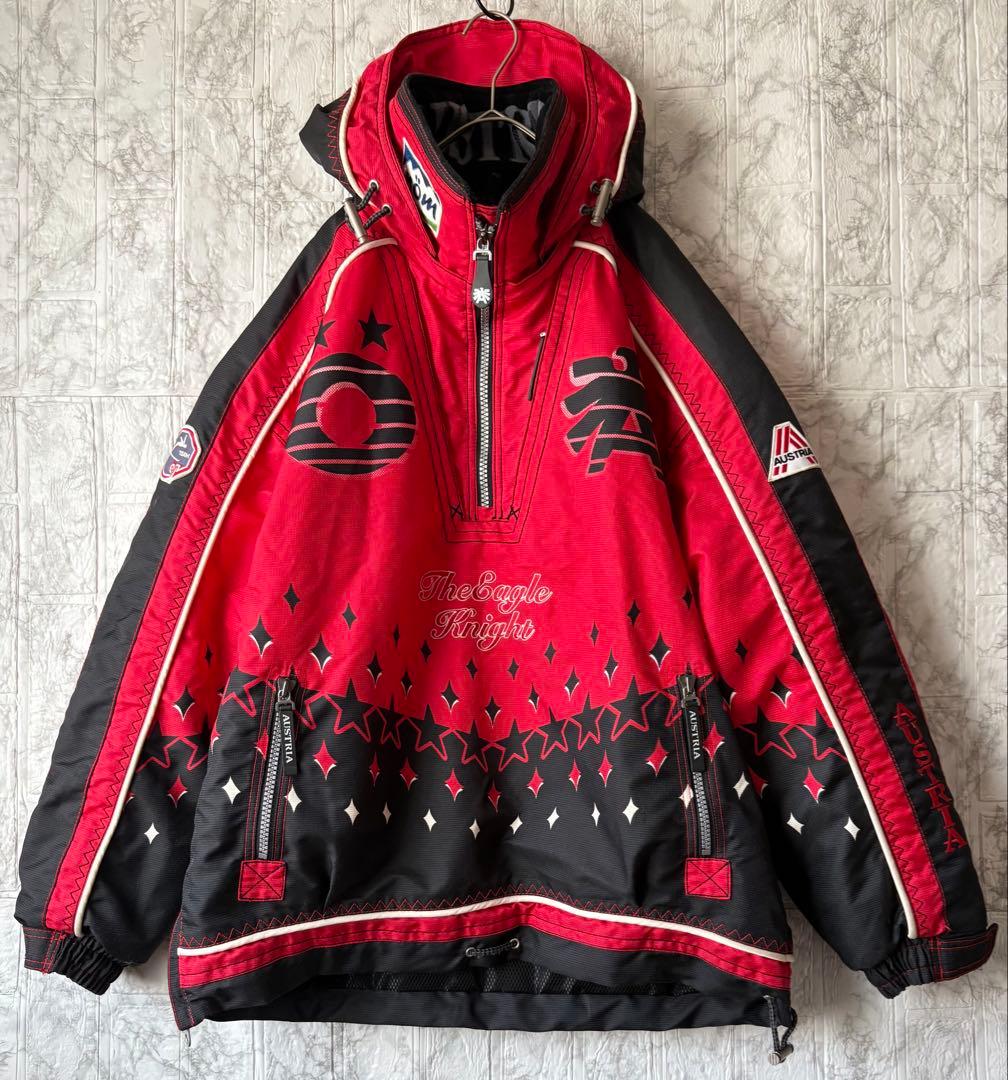 asics オーストリアチーム　スキーウェア　スノボウェア　ビンテージ　メンズL