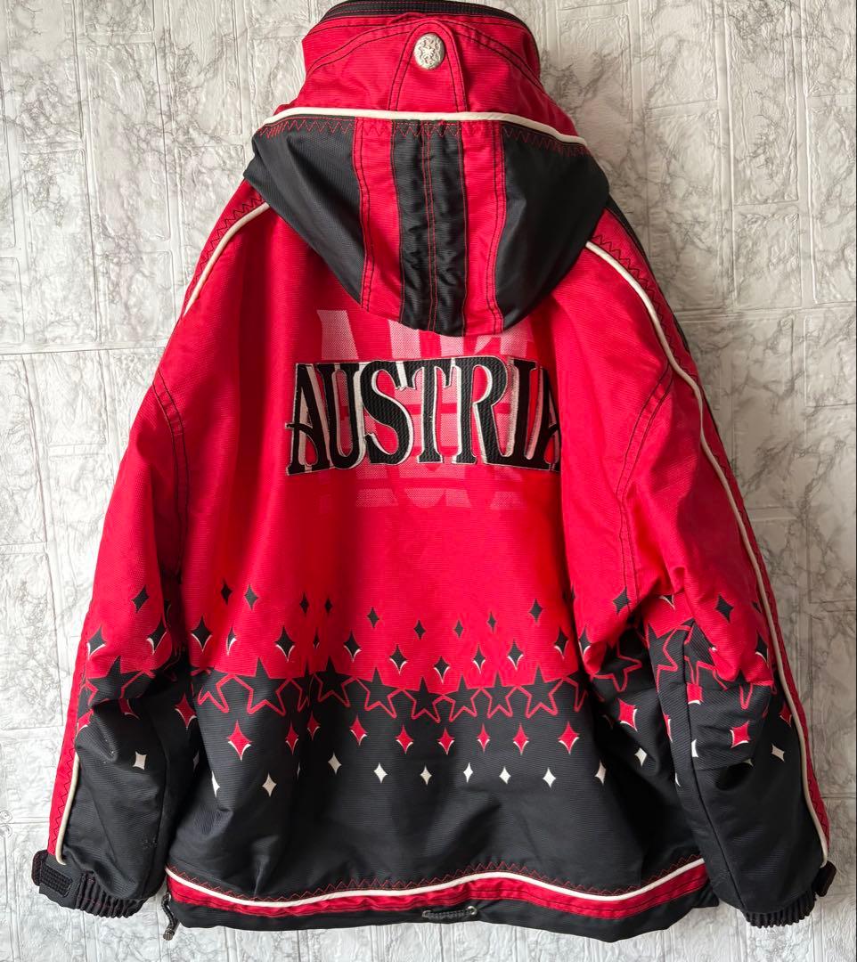 asics オーストリアチーム　スキーウェア　スノボウェア　ビンテージ　メンズL