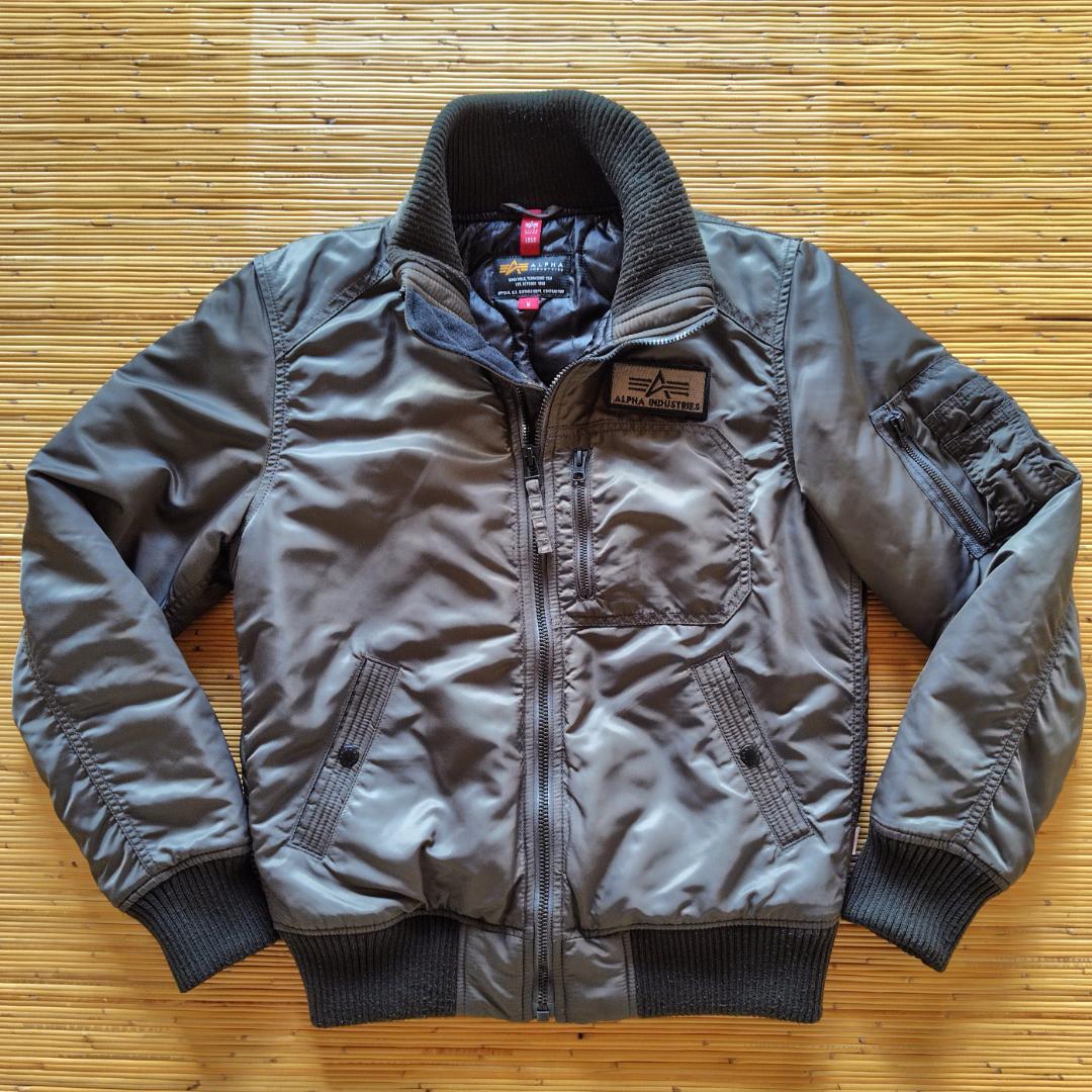 アルファ ALPHA INDUSTRIES リブジャケット M