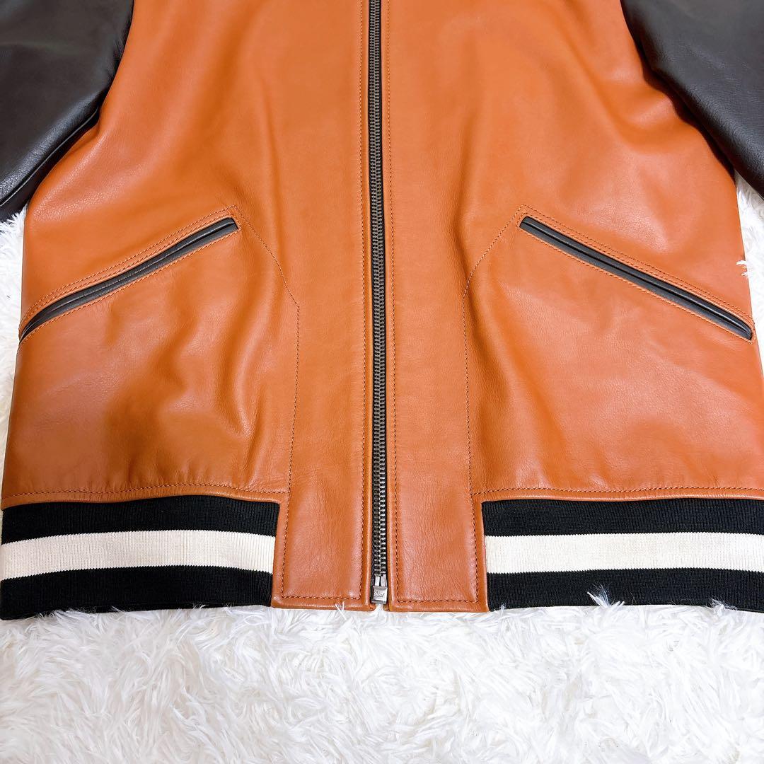 【希少】COACH レザージャケット スタジャン オールレザー 黒タグ M