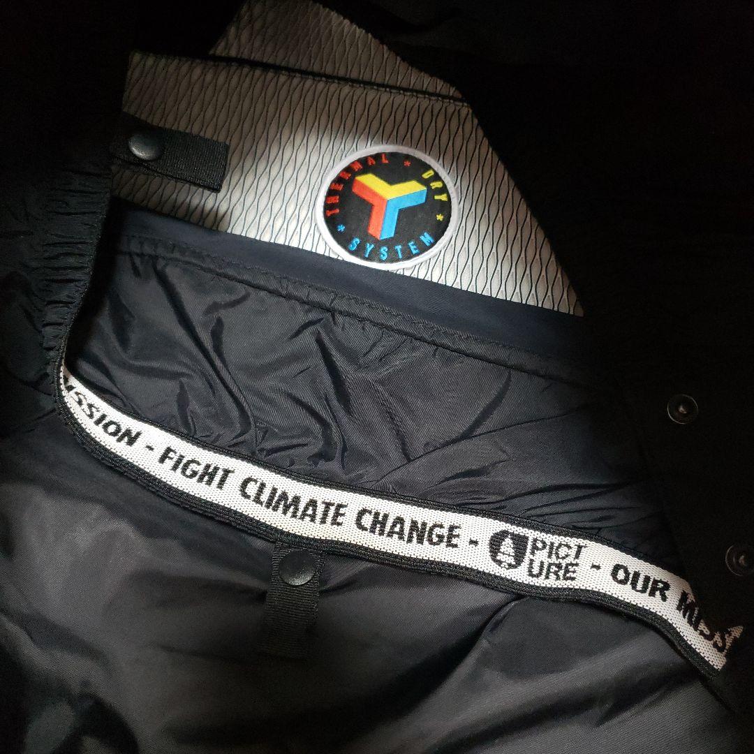 状態良好M■pictureピクチャー■スキーウェアプルオーバー　カーキ