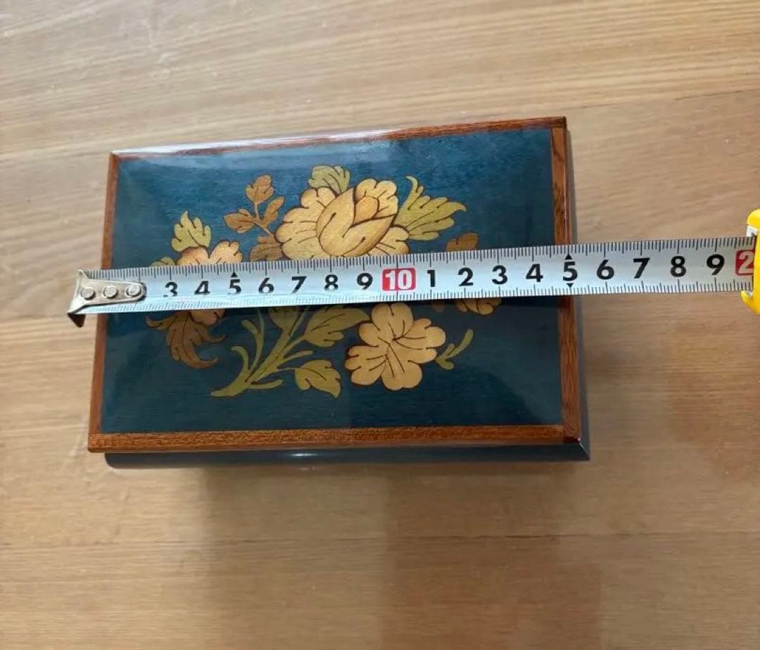 sale❣️未使用ビンテージ イタリア製象嵌細工オルゴールMARIORITA動作