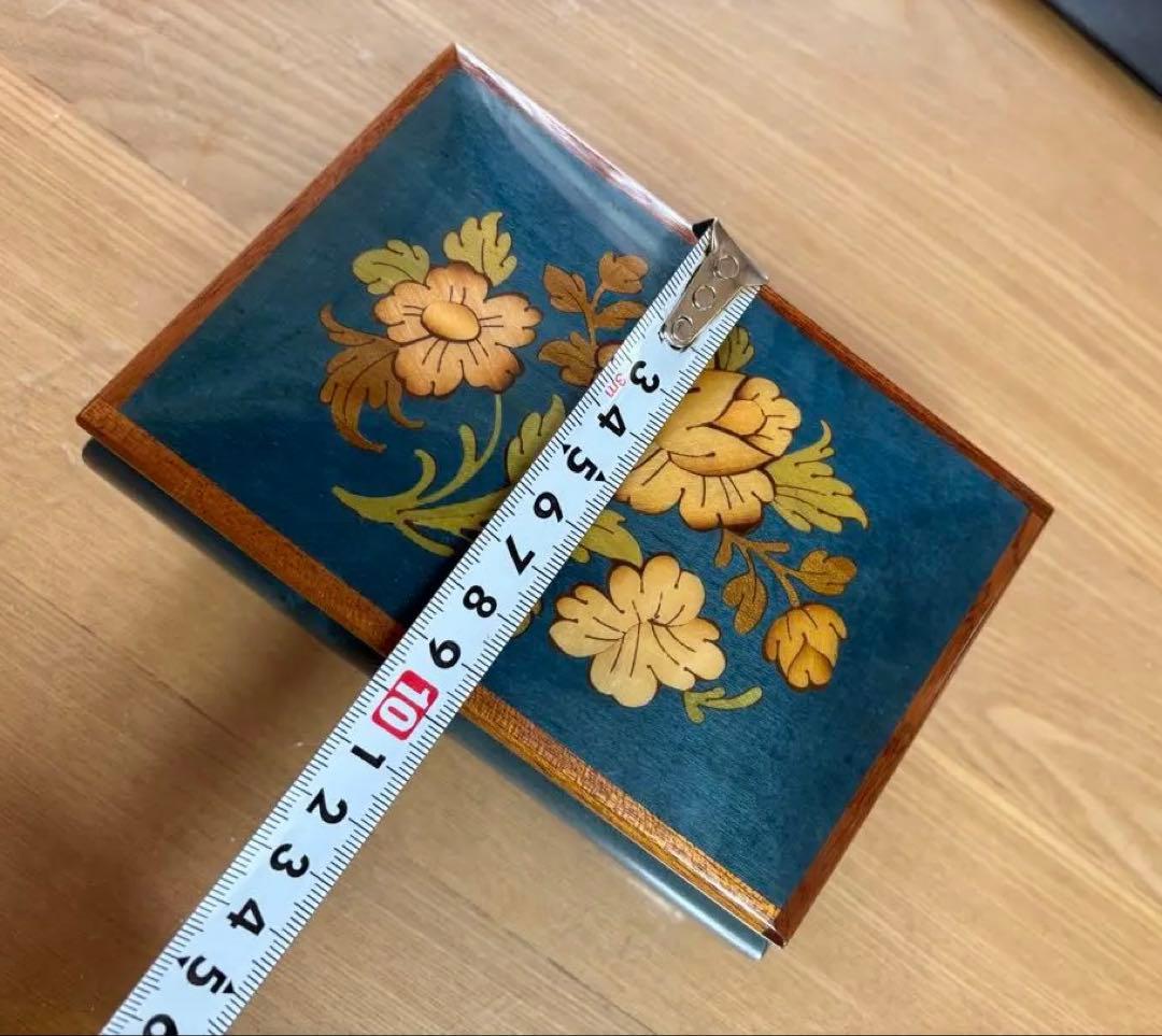 sale❣️未使用ビンテージ イタリア製象嵌細工オルゴールMARIORITA動作