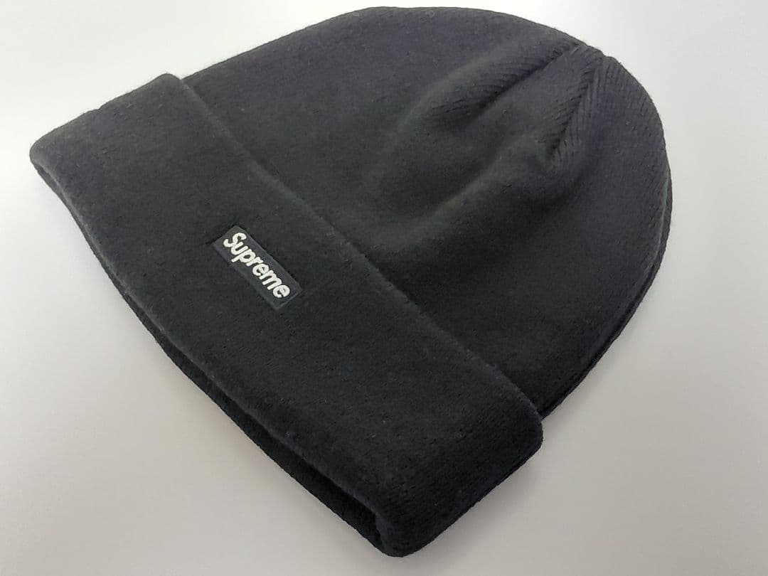 美品　Supreme　New Era　S Logo ツノ　Beanie　ブラック
