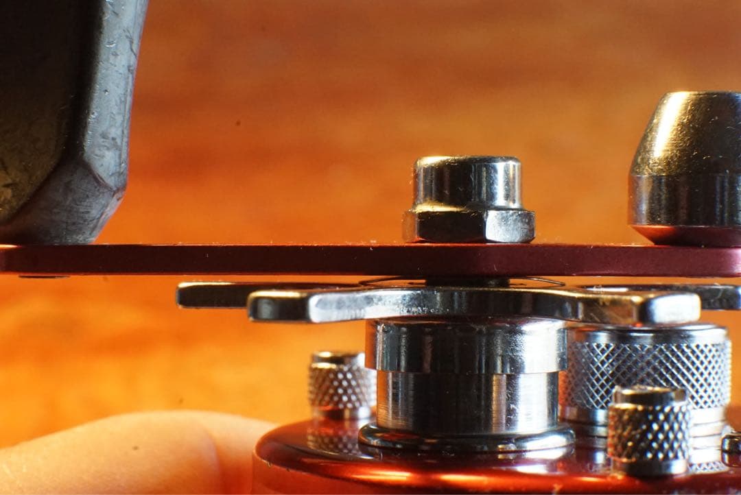 ABU アンバサダー 5500 メンテ済 フレーム修正済 チェリーレッド