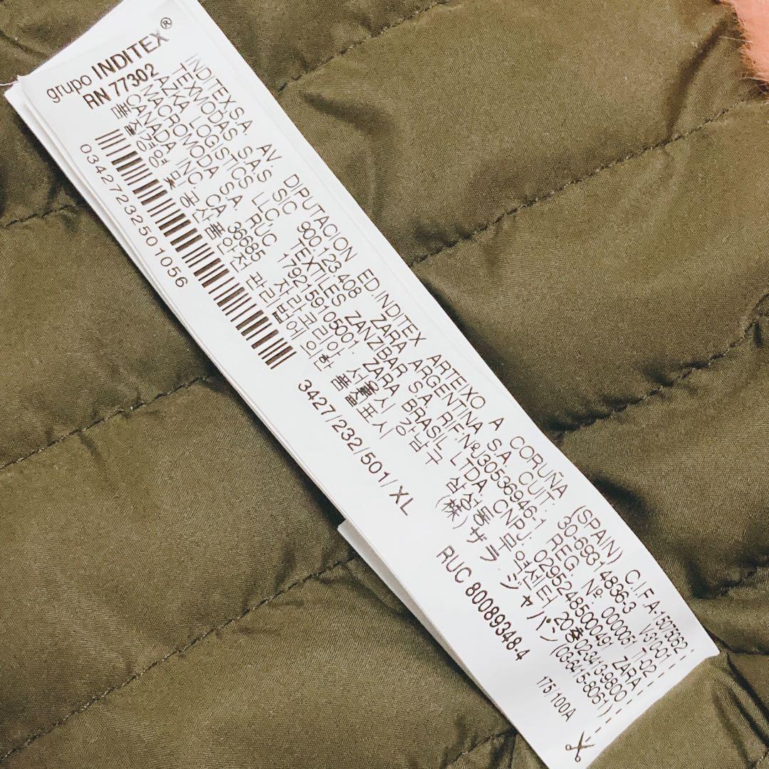 幻の逸品 海外モデル着用 XL ピンクファー ザラ モッズコート N-3B